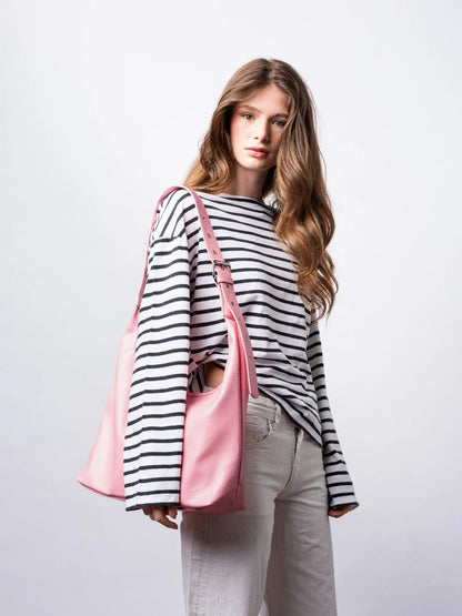 Crossbody Scarlett Distressed Leather Tote